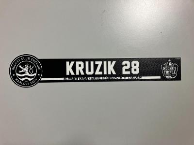 Jmenovka Daniel Kružík - Hockey Outdoor Triple