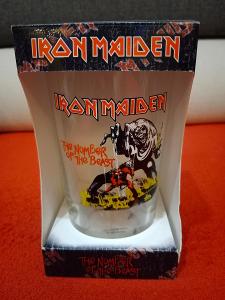 LP Iron Maiden Eddie  (sklenice 0,5l + půlka + maskot)