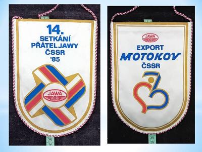 Vlaječka JAWA  Motokov Export 14. setkání přátel 1985