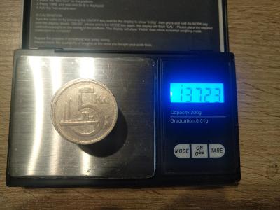 Stříbrné mince 5kč, 20 ks