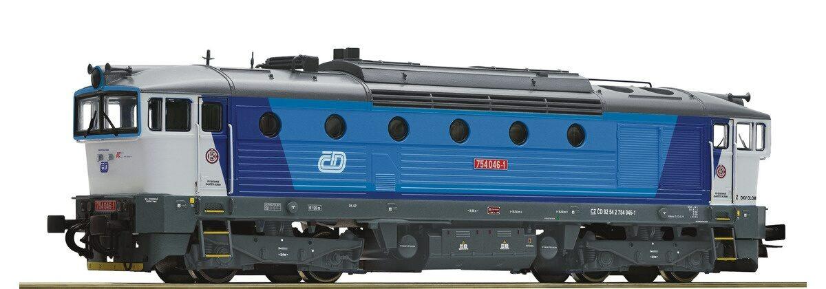 Dieselová lokomotíva Okuliare radu 754 ČD zvuk, digitál H0 - Modelové železnice