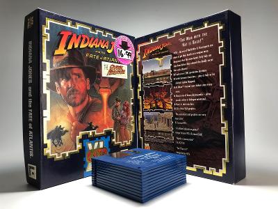 Amiga - Indiana Jones / Fate of Atlantis - Originální hra - Big Box