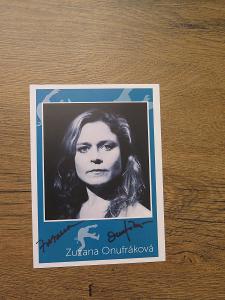 Zuzana Onufráková - originální autogram