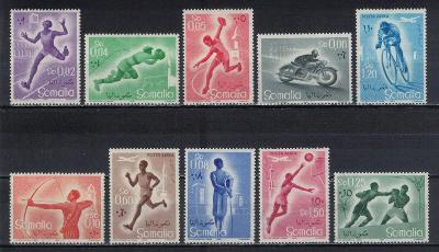 Italské Somálsko 1958 "Sports (1958)"