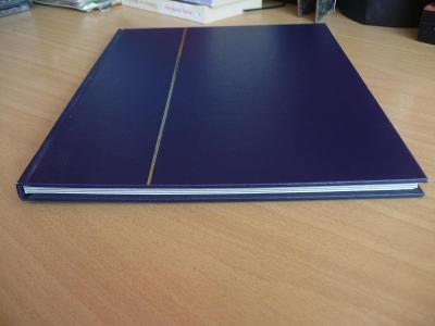 Zásobník na známky, A4, 10 stran, tmavě modrý