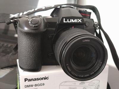 Panasonic Lumix G9 (DC-G9) v záruke + objektív 12-60 mm + Grip + 3xbat