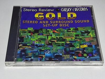 GOLD STEREO AND SURROUND SOUND SET-UP DISC / CD NEŠKRÁBLÉ