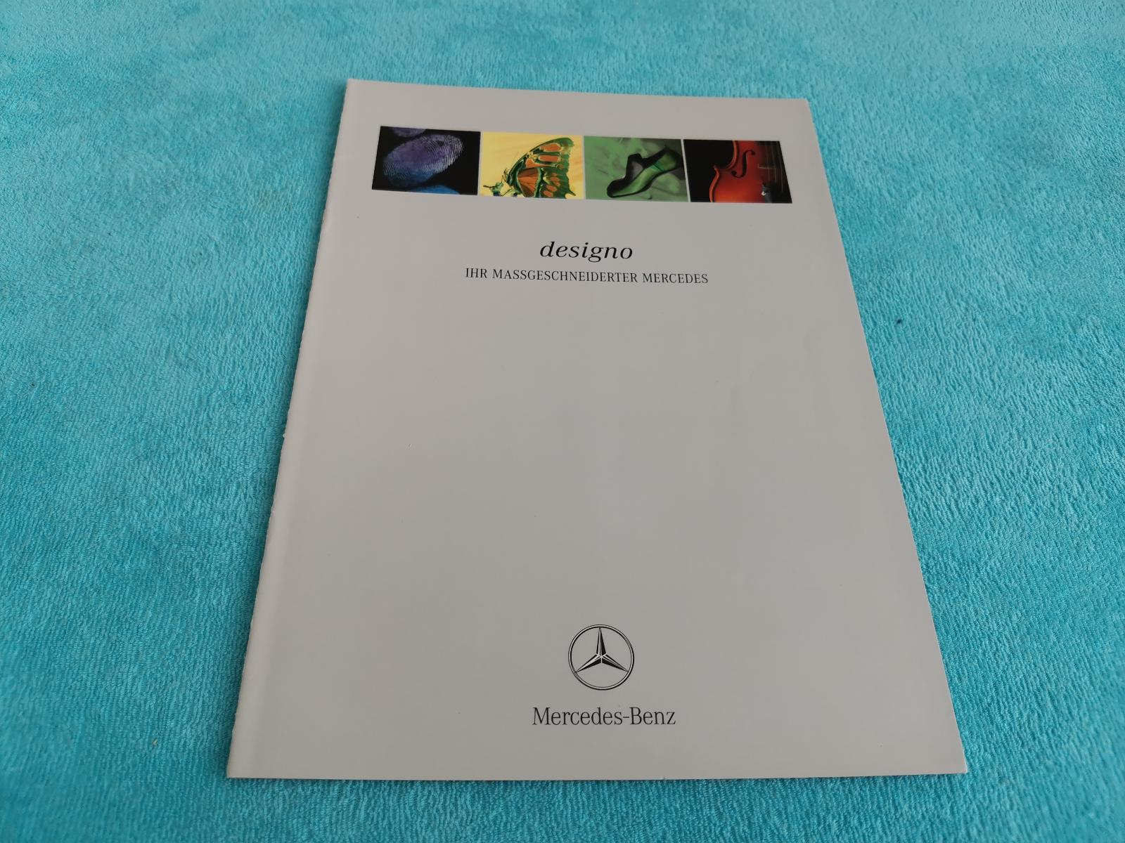 Prospekt Mercedes-Benz Designo program (1998), 16 strán, nemecky - Motoristická literatúra