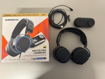 Herní sluchátka SteelSeries Arctis Pro, černá + GameDAC