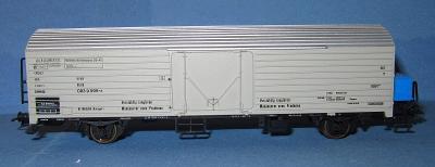 H0 - Krytý chladící 2-osý vagón DB (ROCO)