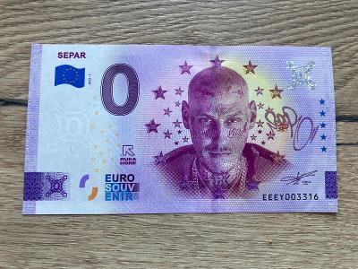 Bankovka 0 Euro Souvenir Separ