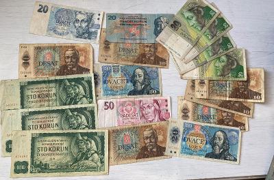 konvolut bankoviek 2 - Čsr - ​​50 kusov