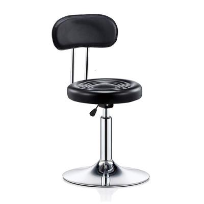Kreslicí stolička, černá s opěradlem, výškově nastavitelná