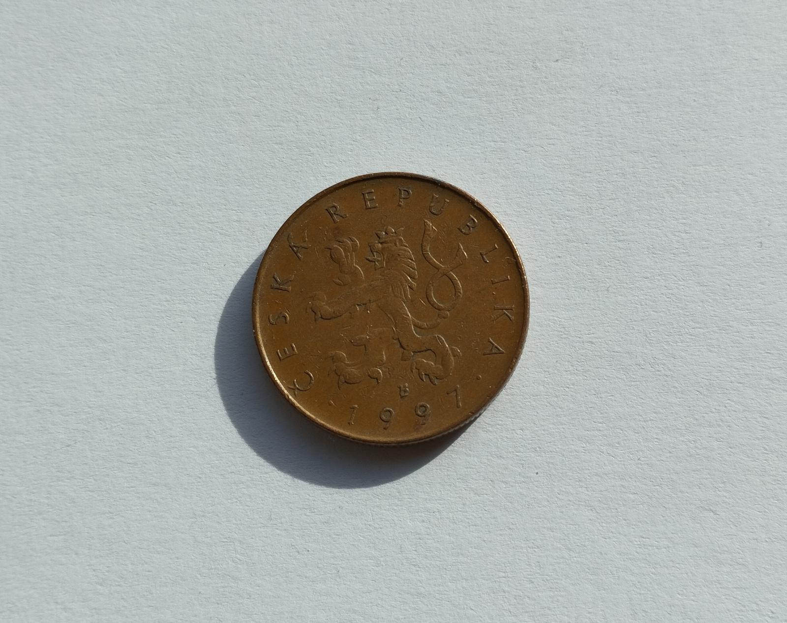 10Kč rok 1997 veľmi vzácna minca - Numizmatika
