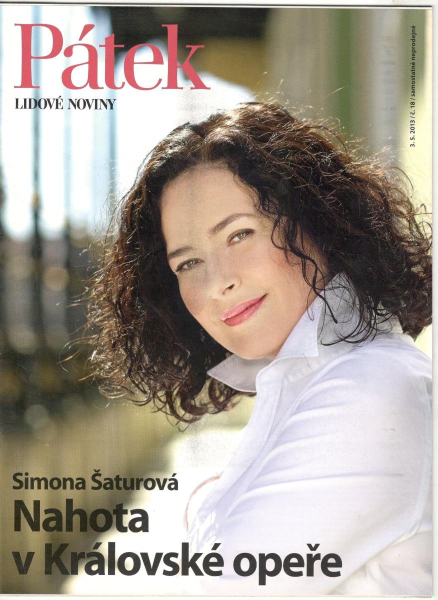 2013 Piatok LN 18 Simona Šaturová & opera, Rudolfinum, káva, 402 - Knihy a časopisy
