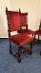 Starožitné rezbované stoličky 19 st. 6469 - Starožitnosti