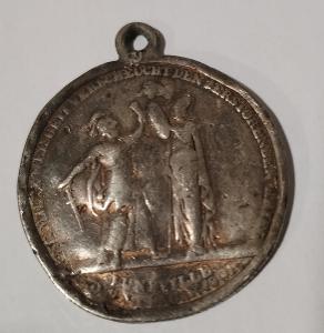 Stříbrná medaile - Mír v Lunéville 9. února 1801.