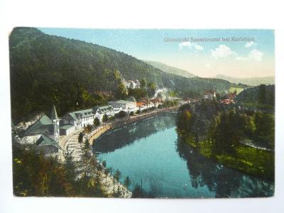 Karlovy Vary - Kyselka - Giesshübl Sauerbrunn 1921