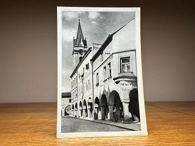 stará pohlednice - TŘEBOŇ JEZERNÍ MĚSTO 