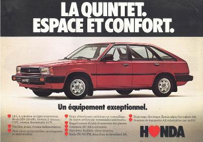 Honda Quintet, 1982