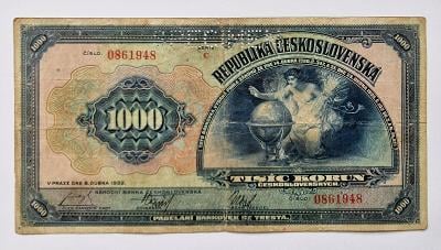 1000 Kč 1932, specimen 