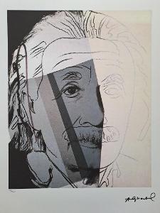 Andy Warhol - Albert Einstein - Leo Castelli s certifikátem