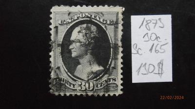 ZNÁMKY USA - 1873- 30c. - SCOTT 153. -  130$. 