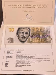 Pamětní bankovka Václav Havel