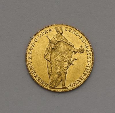 Zlatý Dukát 1848 - Ferdinand V. s Madonou - Nádherný!