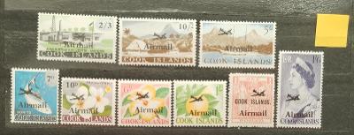 Cookovy ostrovy 1966 22£ Přetisky letecké pošty
