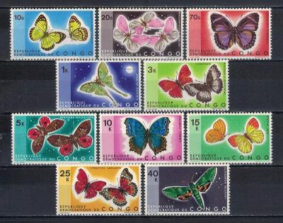 Kongo (demokratická republika) 1971 "Motýli (1971)"