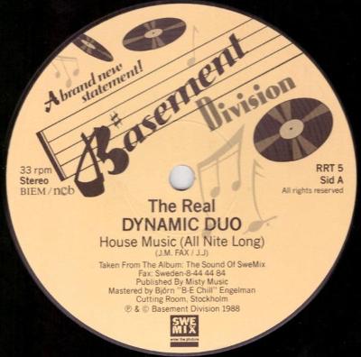 LP THE REAL DYNAMIC DUO- House Music (12''Maxi Single)