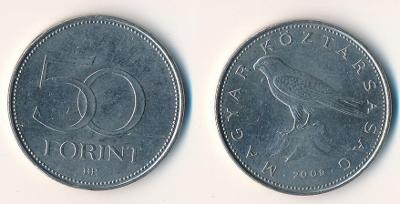 Maďarsko 50 forintů 2009