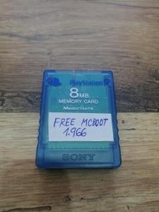 ZÁNOVNÍ 8 MB FREE MCBOOT 1.966 PS2 PAMĚŤOVÁ KARTA / PLAYSTATION FMCB