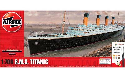 RMS Titanic - obsahuje barvy a lepidlo - Airfix Gift Set A50164A 1:700