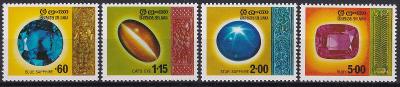 Srí Lanka ** Mi.456-459 Drahokamy (Mi€ 55)