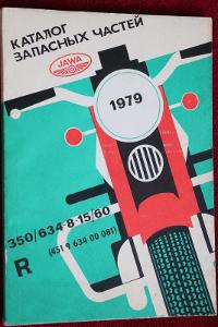 Originál Katalog náhradních dílu Jawa 350 634 rok 1979 