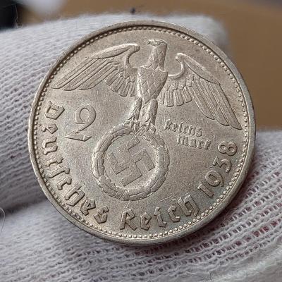 2 Mark 1938 B Nemecká Ríša