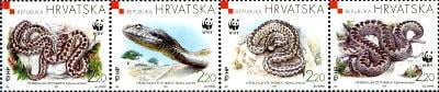 CHORVATSKO - 1999 - Chorvatská fauna - zmije luční - FAUNA - kompletní