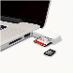 Čtečka karet multifunkční SD TF 2v1 USB 2.0/ Card Reader - Black/White - Počítače a hry
