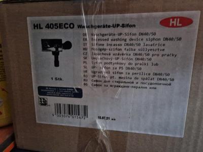 Podomietkový sifón HL405 ECO
