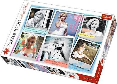 Puzzle Marilyn Monroe koláž 1000