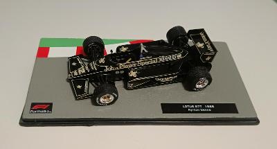 F1-IXO Altaya1:43-Lotus 97T-1985-Ayrton Senna+dekály JPS