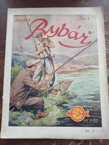 Časopis Rybář 1935, roč. 2, čislo 1
