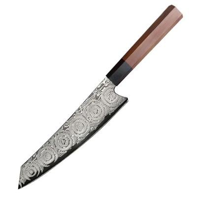Kiritsuke damaškový nůž ROSE 8"