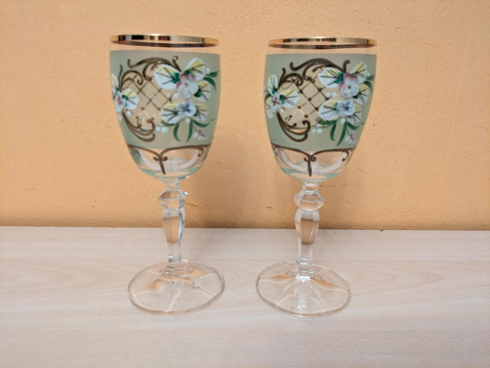Krásne smaltované poháre - Starožitnosti