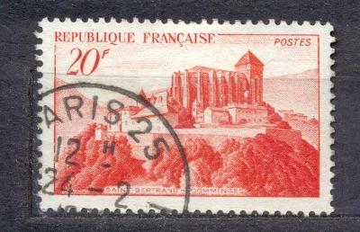 Francie 1949, MiNr. 857, raž., nekompletní