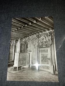 Stará Černobílá pohlednice