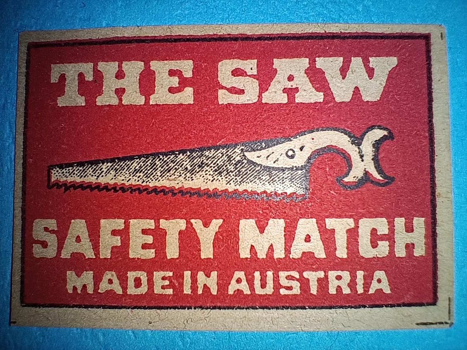 Made in Austria, Solo Viedeň, zápalková nálepka - Zberateľstvo