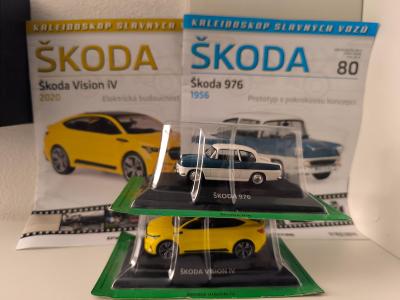 Kaleidoskop 2xmodel Škoda Vision IV+ Škoda 976 + 2x časopis